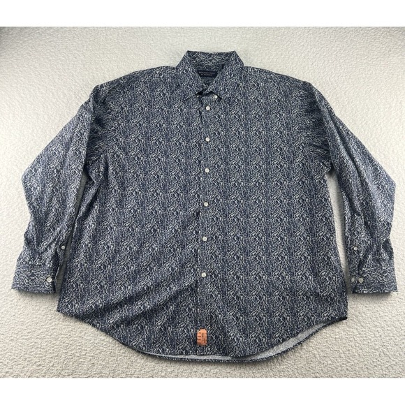 Roundtree & Yorke Other - Roundtree & Yorke Mens Paisley Shirt Button Up Size XL Long Sleeve